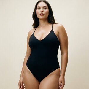 Chic Black One-Piece Swimsuit